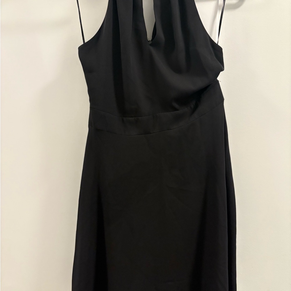 Express Black Halter Slip Dress for Cocktail